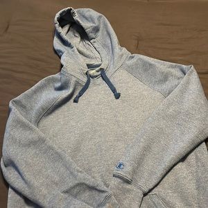 blue champion hoodie